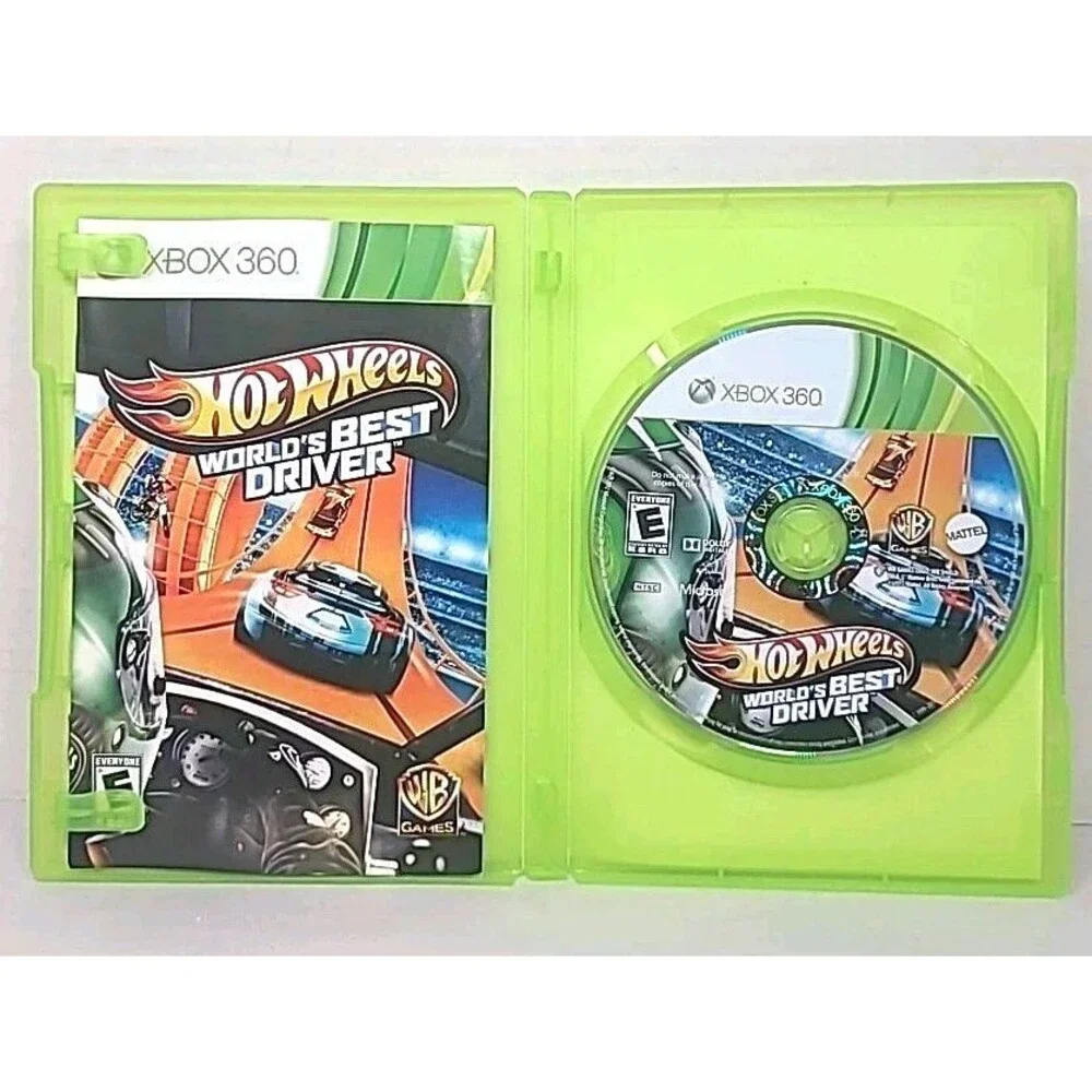 Hot Wheels: World's Best Driver (Microsoft Xbox 360, 2013) CIB W/manual